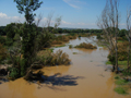 Ebro-Querung - es hatte saftig geregnet
